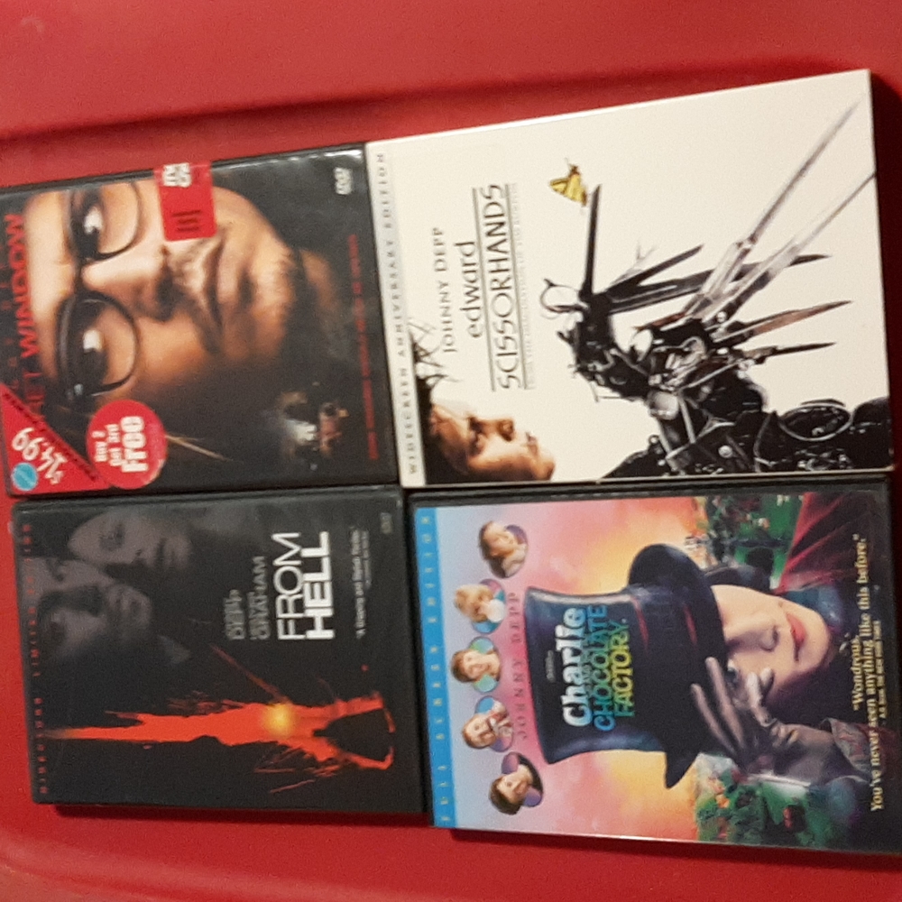 COPY - DVD Lot of 4 Johnny Depp Movies